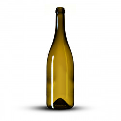 Lot de 12 bouteilles vides en verre à vin 750 ml Noir givré : :  Cuisine et Maison